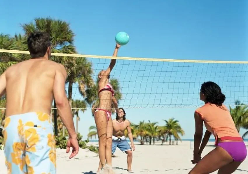 beach volleyball