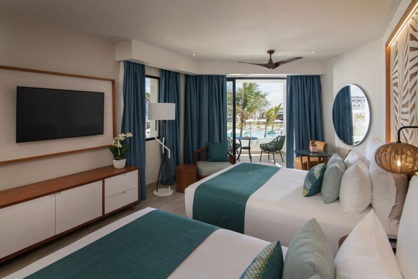 junior suite pool view dreams macao beach punta cana