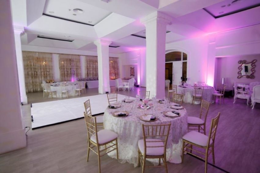 reception dinner at elegance ballroom majestic elegance punta cana