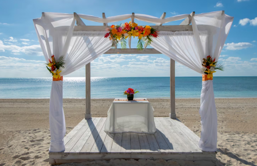 beach wedding venue viva fortuna beach bahamas