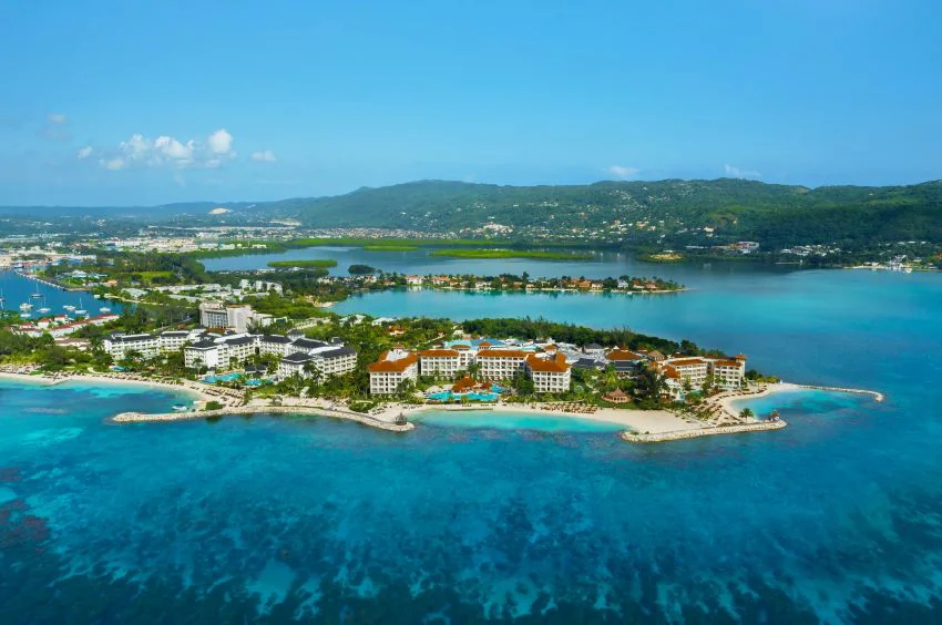 Secrets St James Montego Bay aerial view