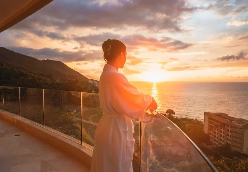 view from garza blanca puerto vallarta