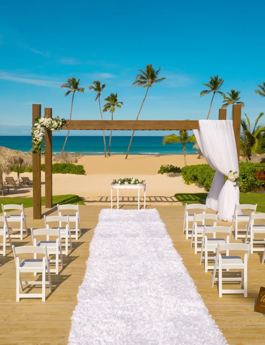 Beach gazebo at Dreams Macao Punta Cana Resort and Spa