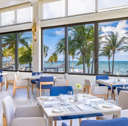 Blanca blue restaurant at Garza blanca Resort and Spa