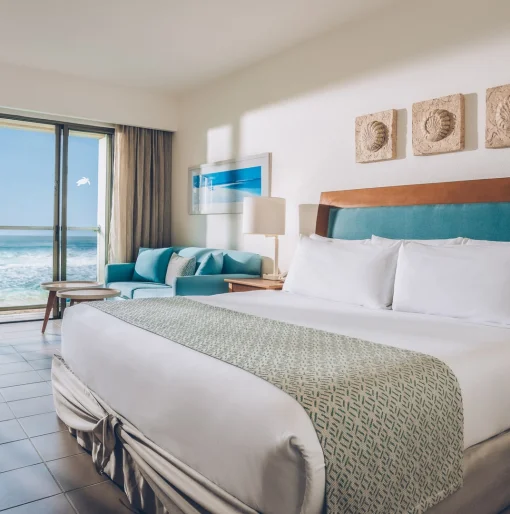 Iberostar Selection Cancun oceanview suite with king bed