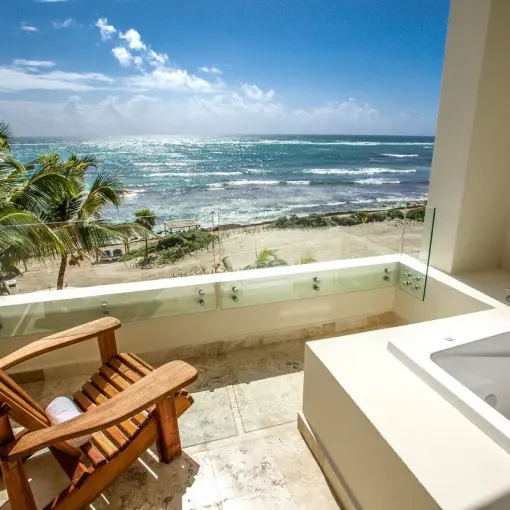 Akumal Bay beach and wellness oceanview suite