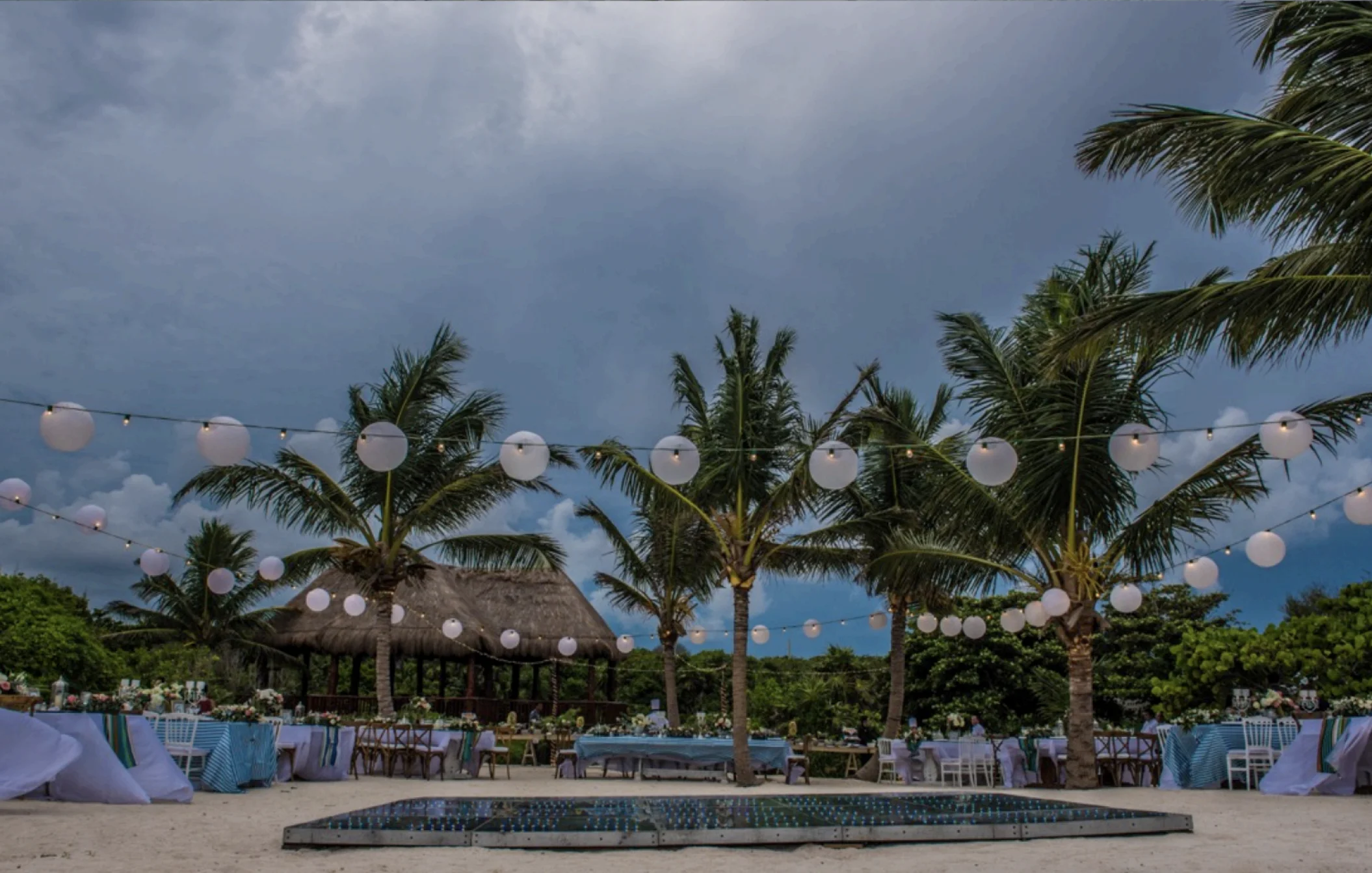 Labna Beach upgrade decor wedding venue at Akumal Bay beach & wellness