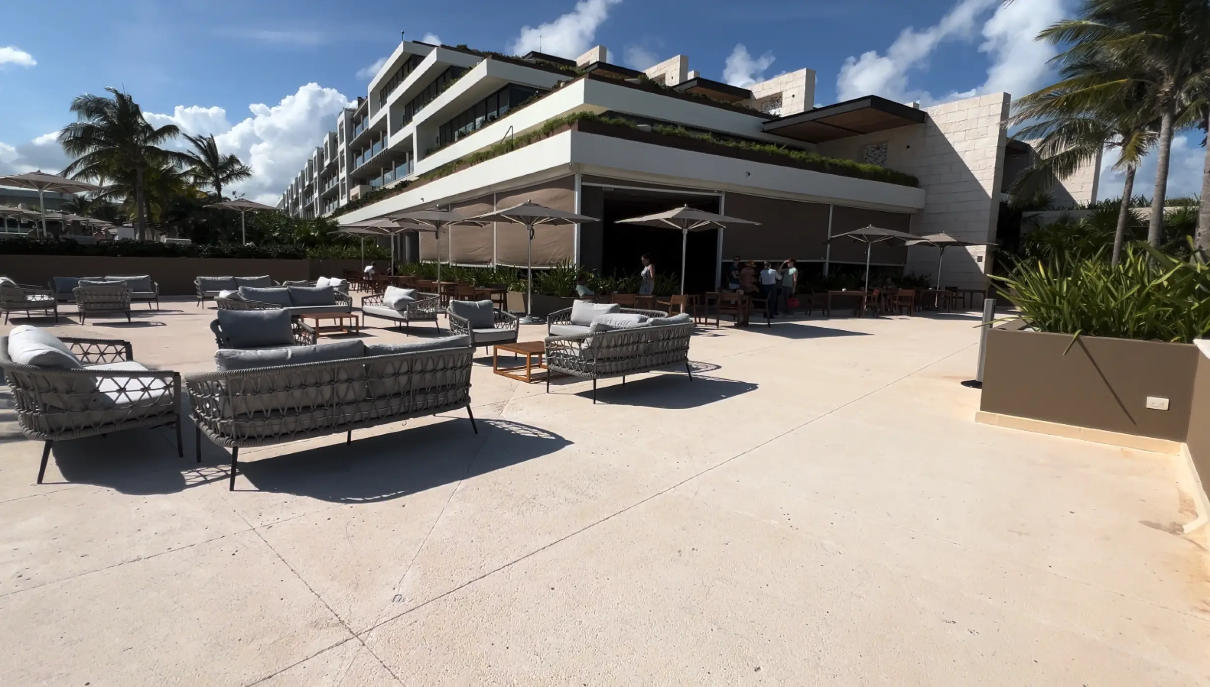 Suspiro terrace restaurant at Atelier resort