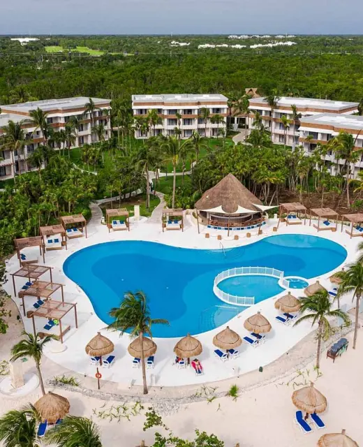 Aerial view of Bahia Principe Grand Tulum