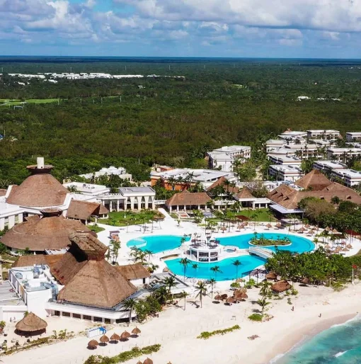 Aerial view at Bahia Principe Grand Tulum