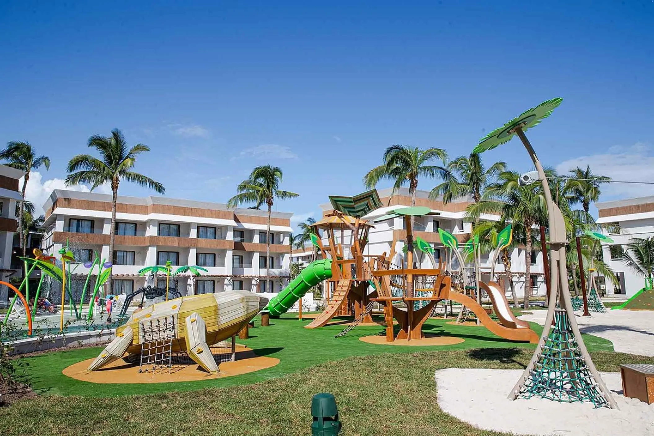 Children's playground and Zamá Fun Park at Bahia Principe Grand Tulum