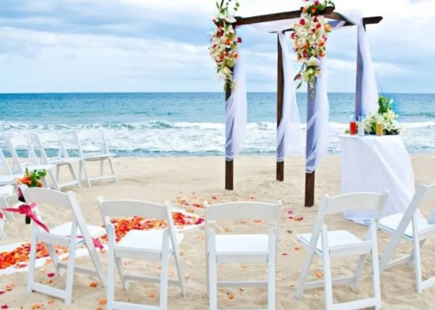 Ceremony on the beach at Barcelo Gran Faro Los Cabos