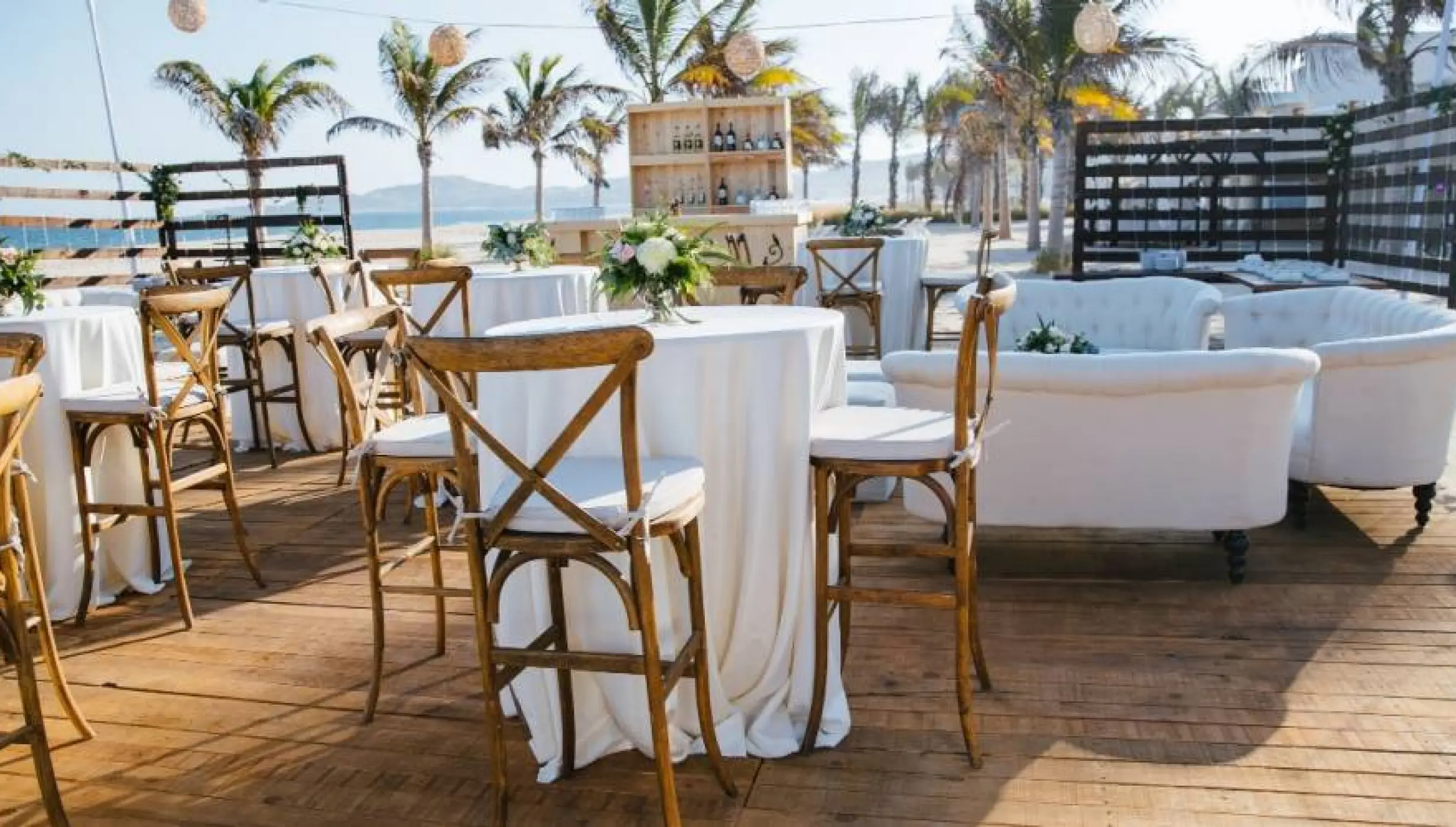 Dinner reception on the beach at Barcelo Gran Faro Los Cabos