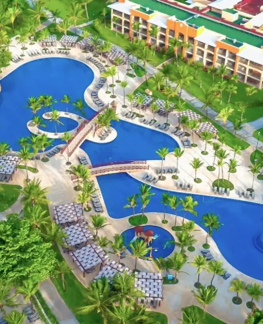 Barcelo Maya Colonial pool arial