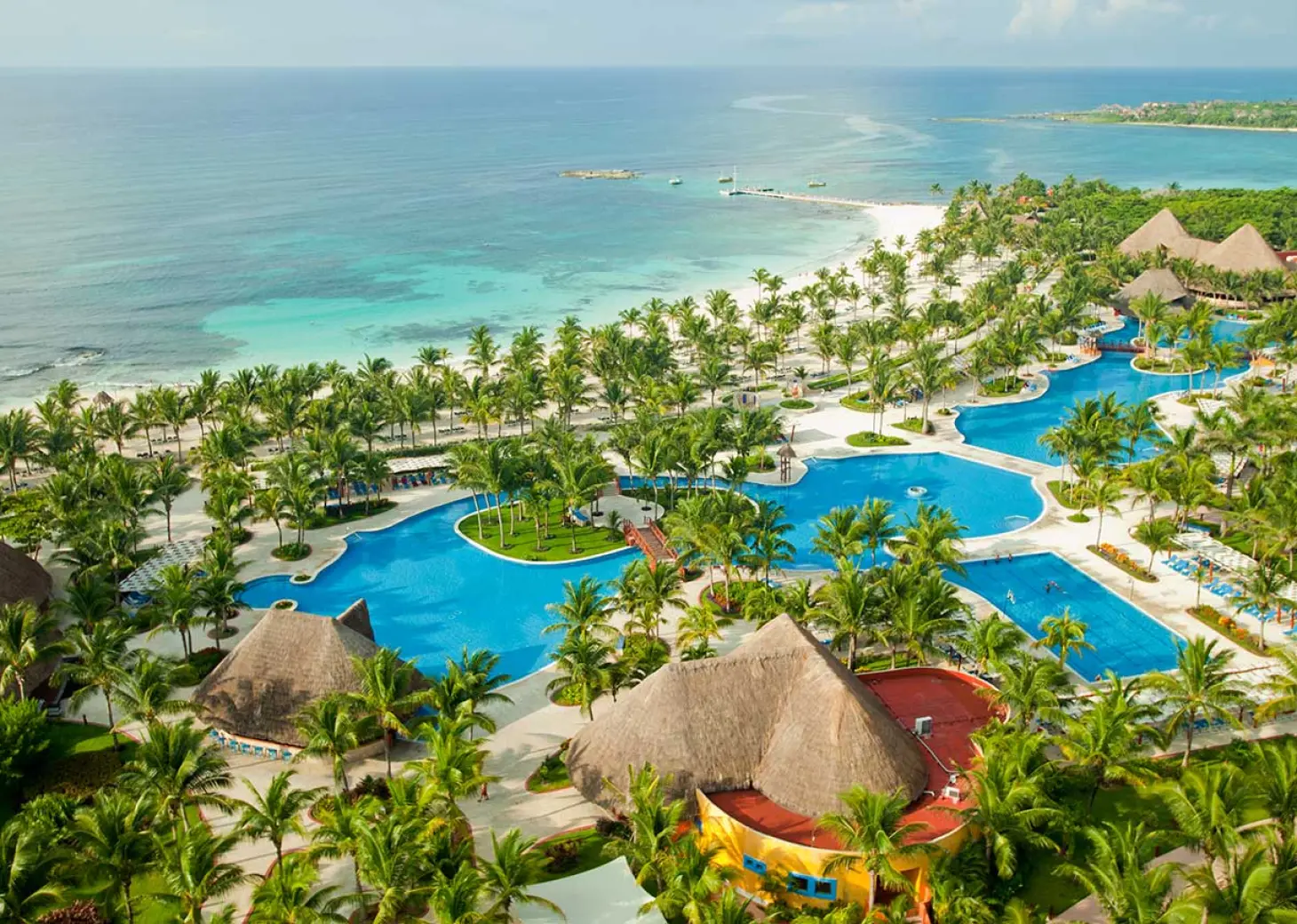 Barcelo Maya Colonial arial of resort