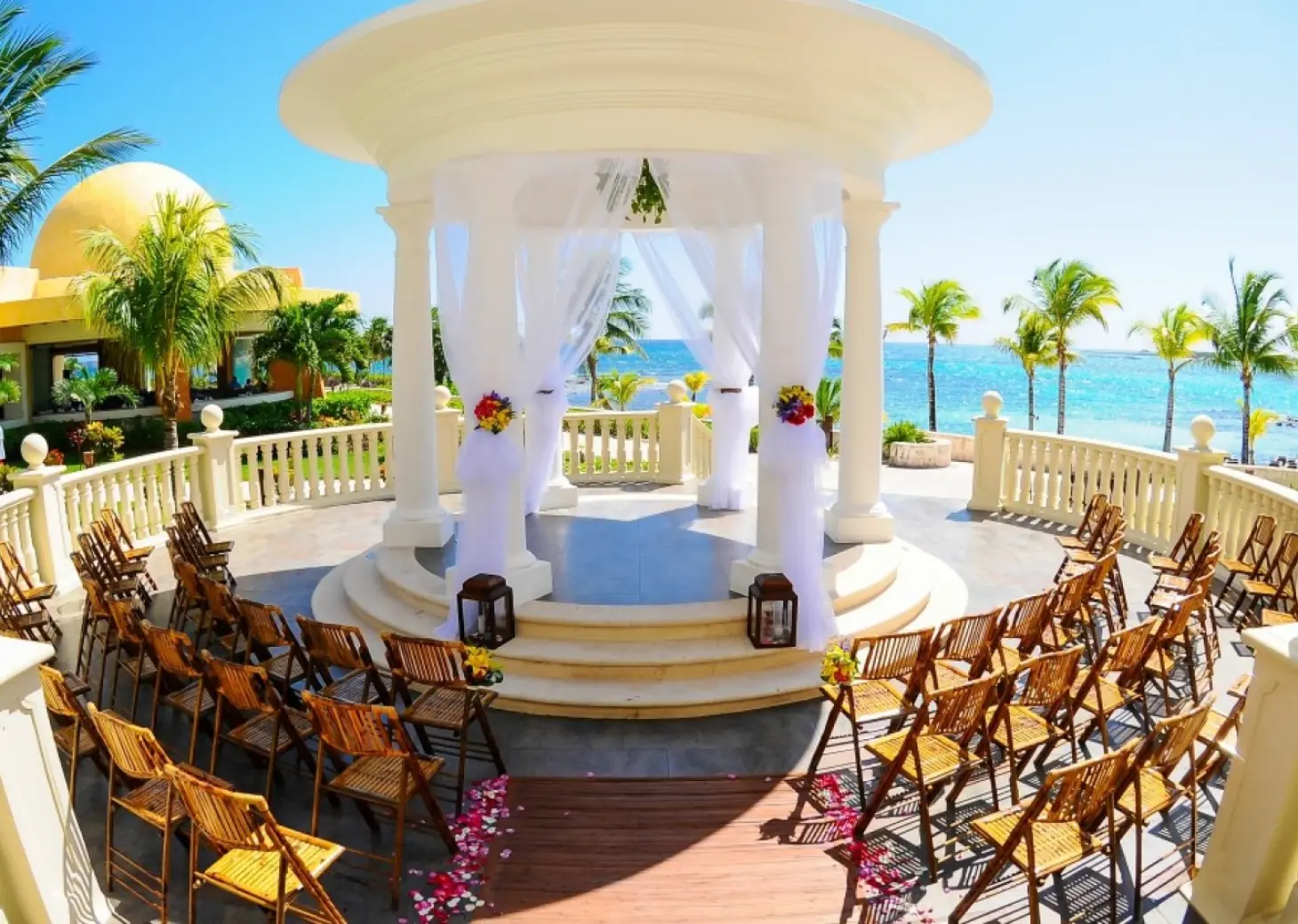 Barcelo Maya Palace wedding gazebo