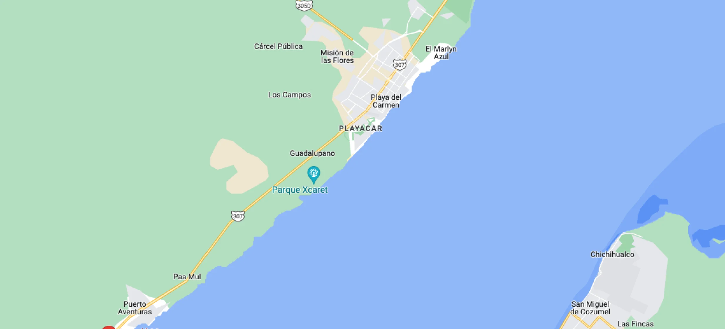 Resort map of Barcelo Maya Riviera Adults Only