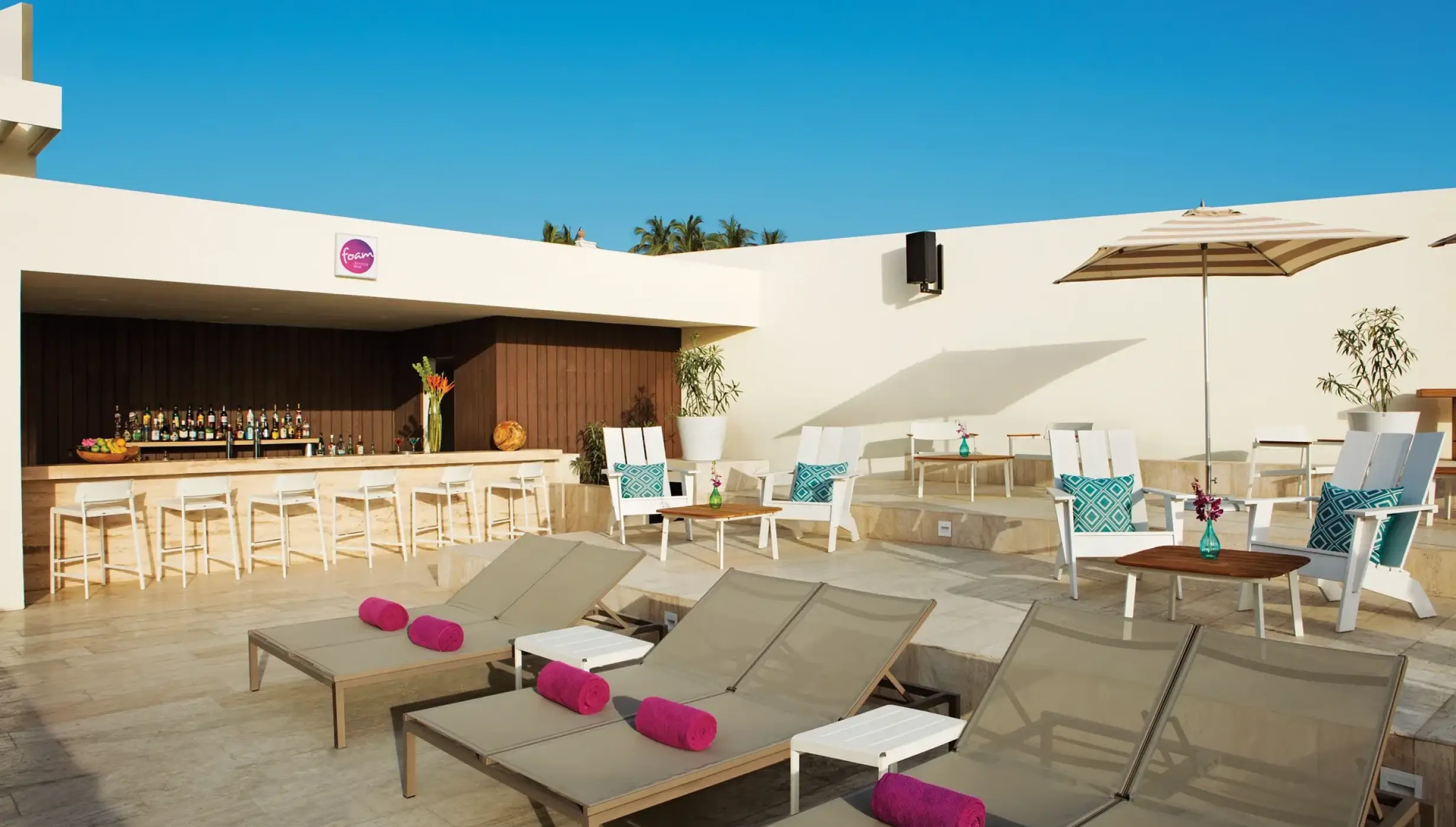 Foam Bar at Breathless Cabo San Lucas Resort and Spa