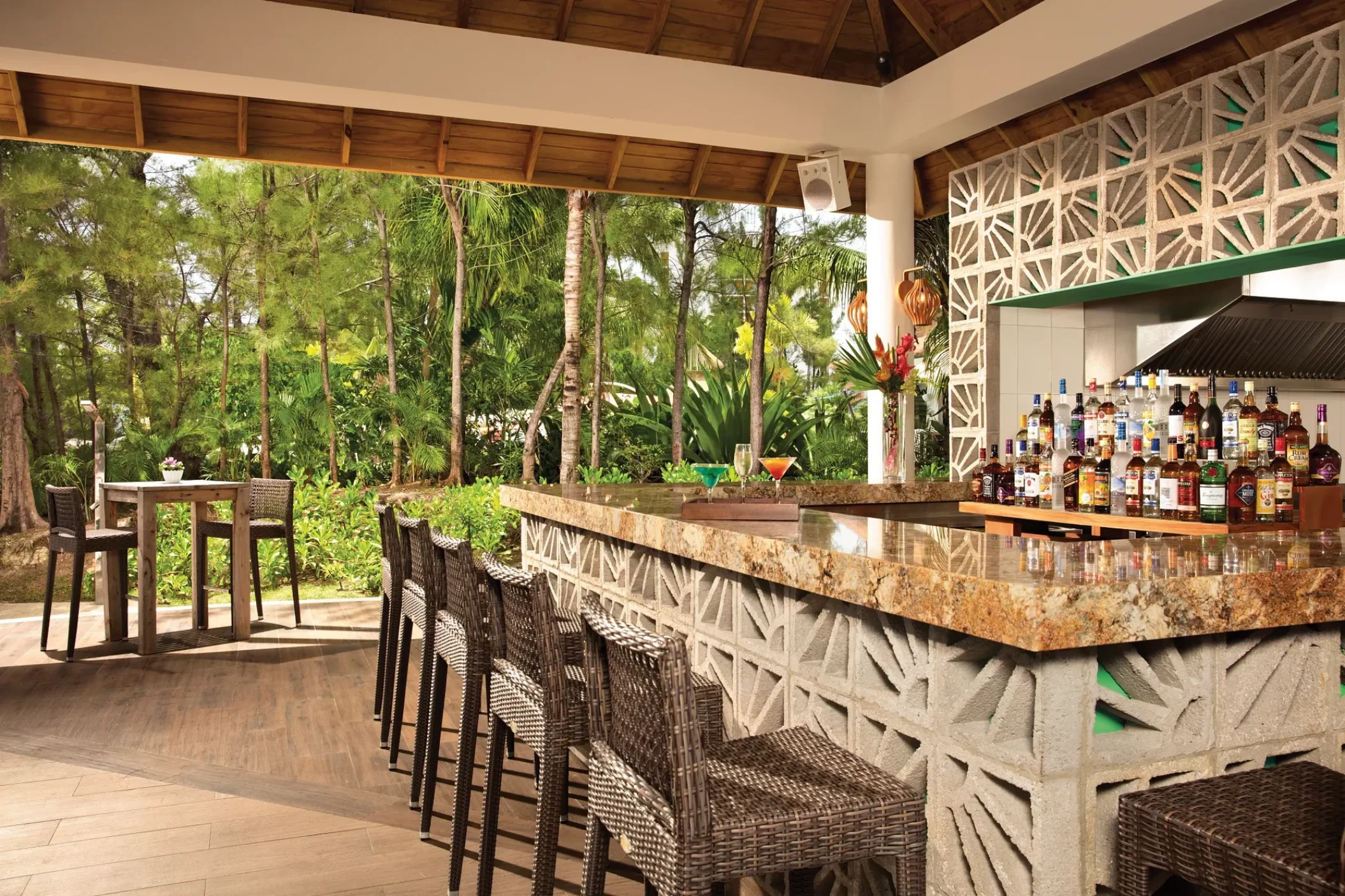 Foam bar at Breathless Montego Bay