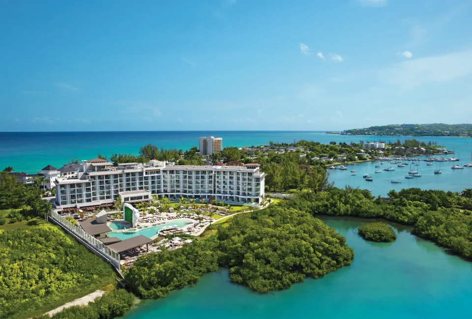 Aerial view of breathless Montego Bay