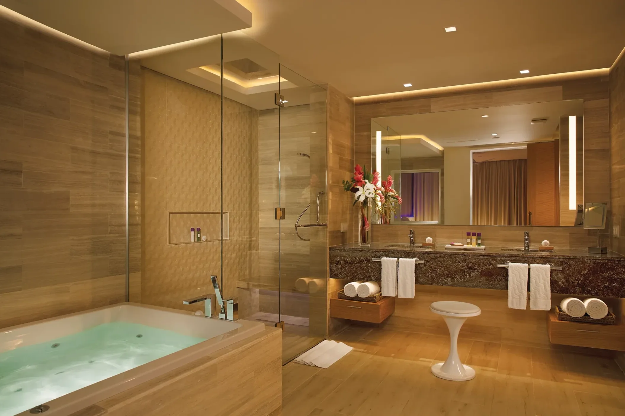 Master bathroom at Breathless Montego Bay