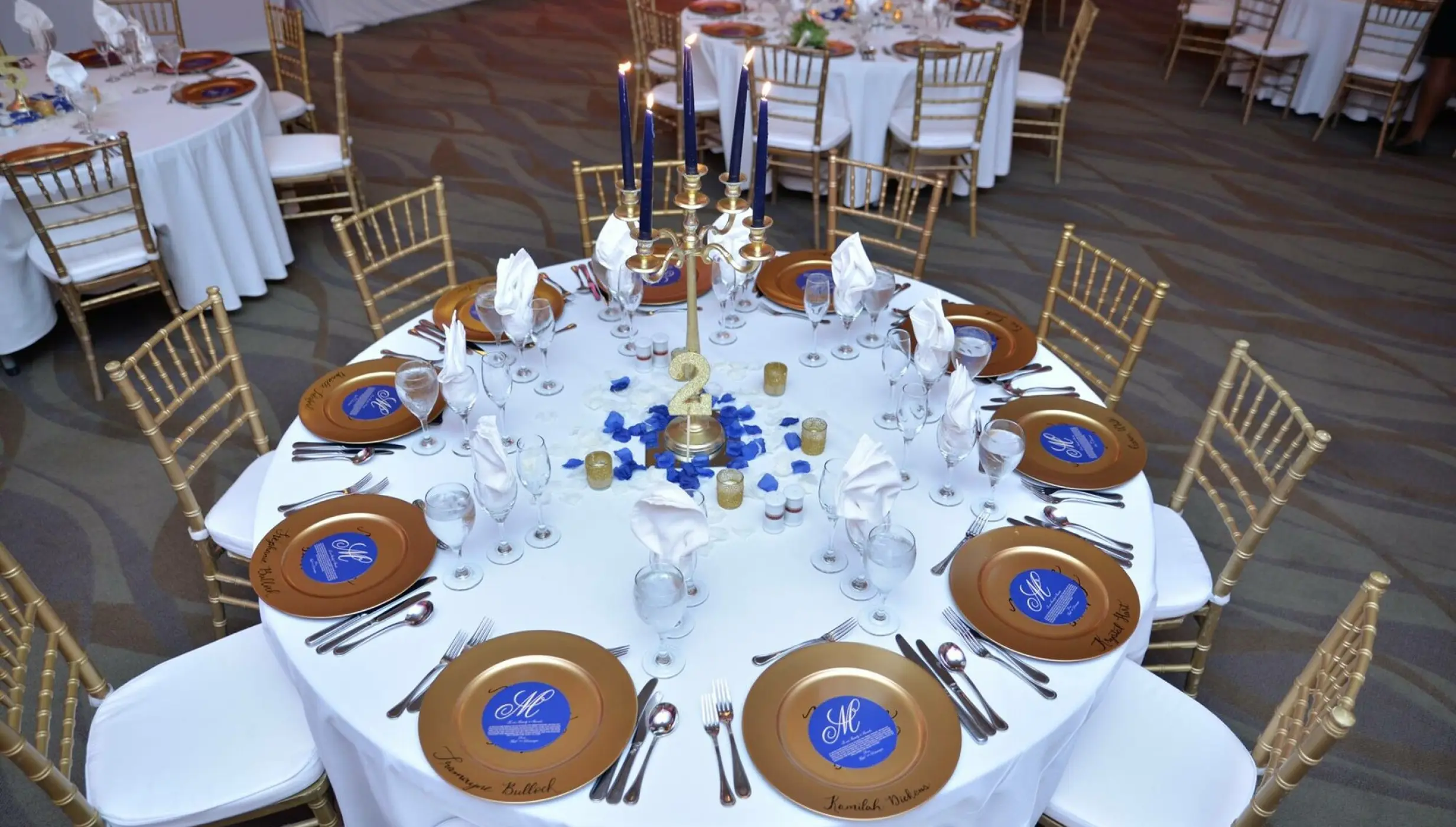 Reception in the ballroom at Breathless Montego Bay