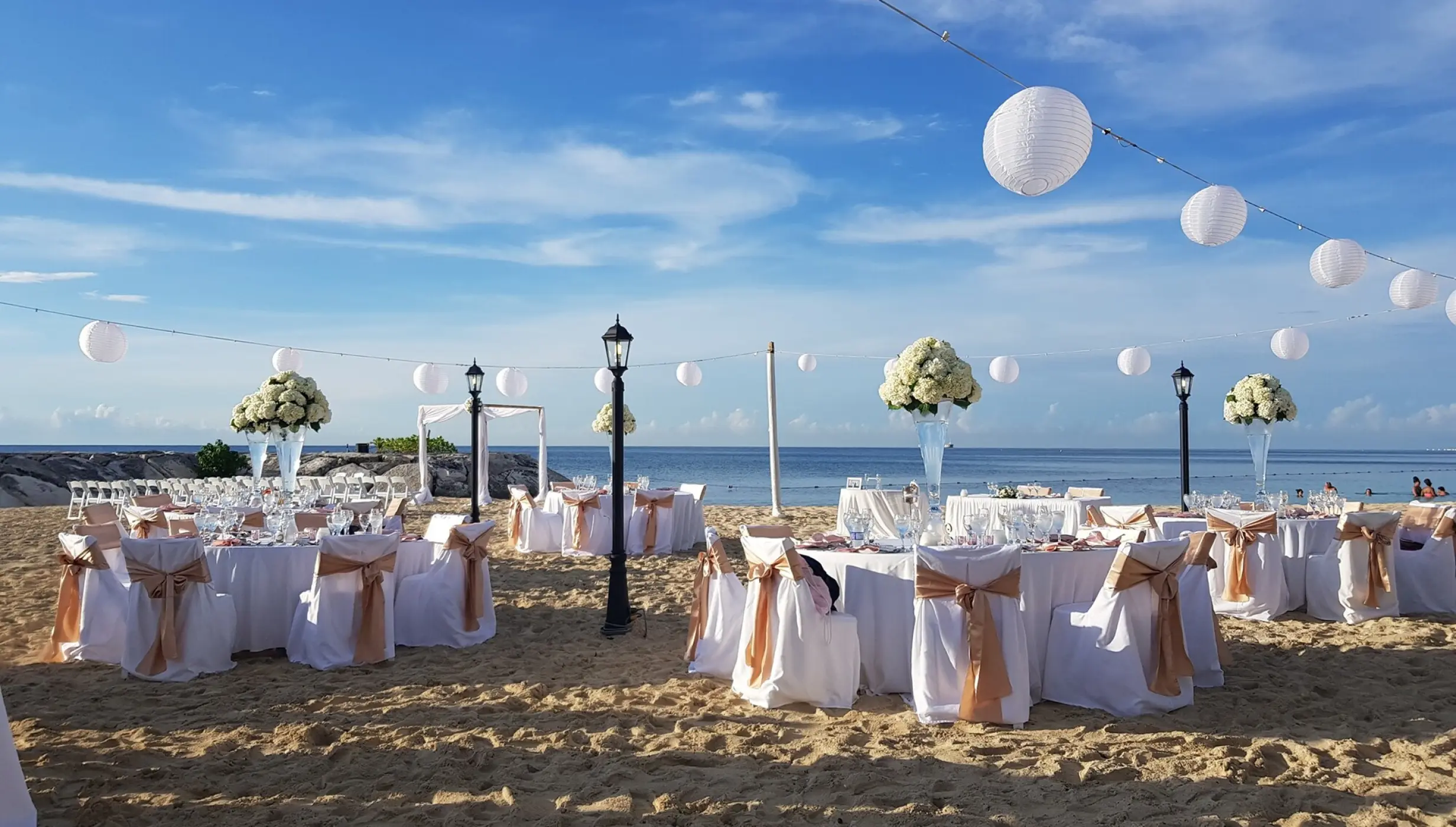Reception in the barracuda beach at Breathless Montego Bay