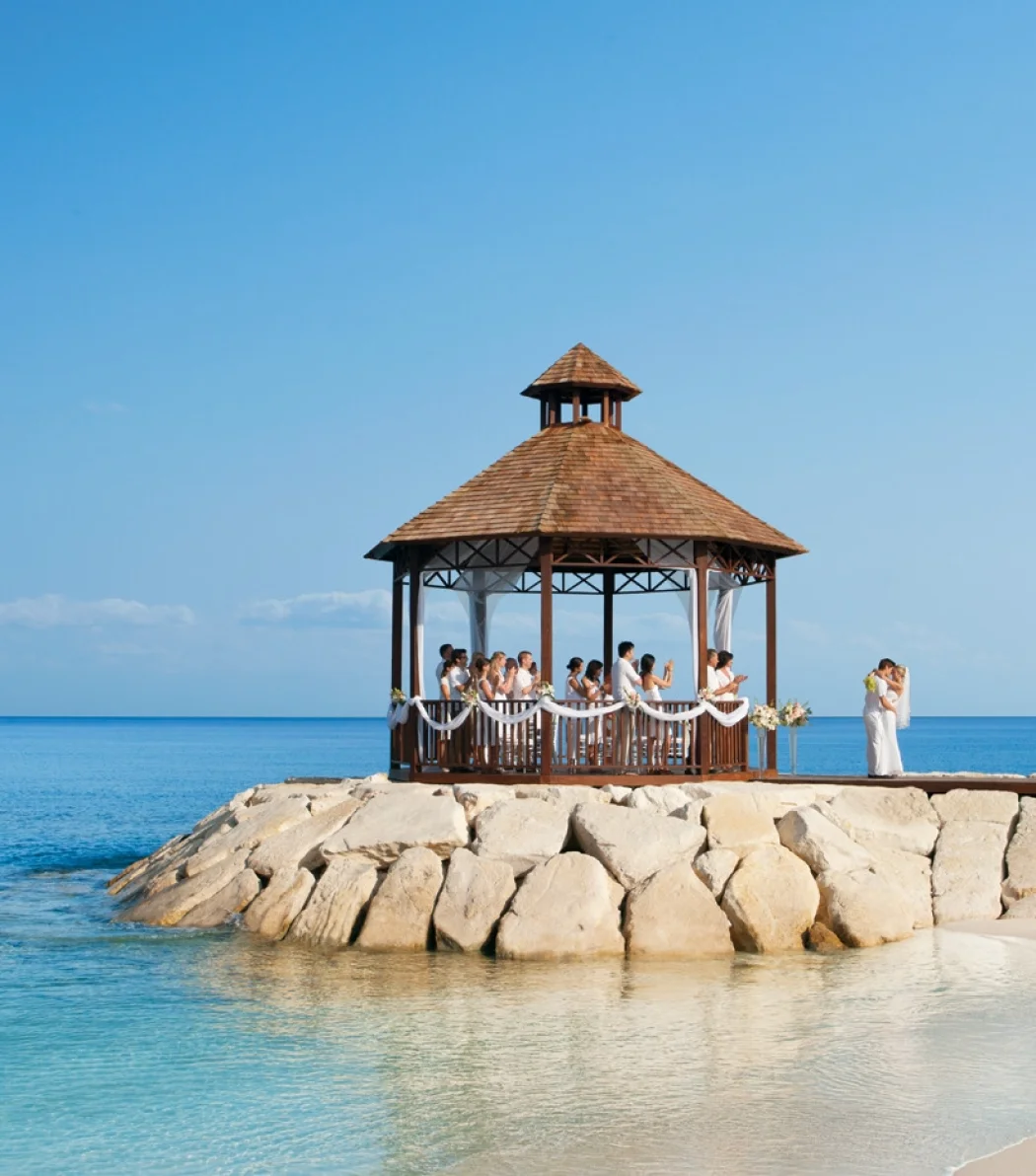 Smaller gazebo at Breathless Montego Bay