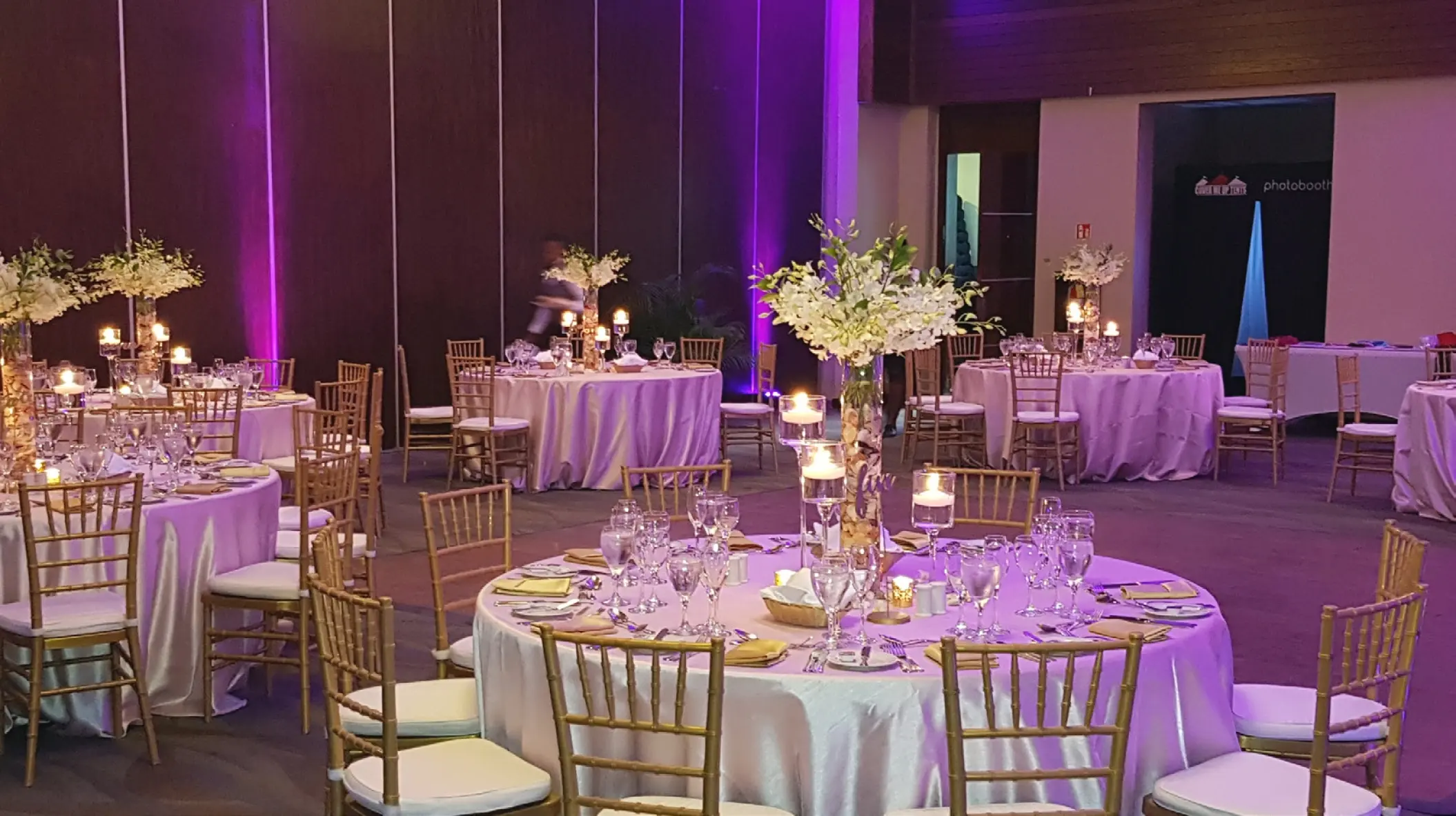 Indoor wedding reception at Breathless Montego Bay, Jamaica