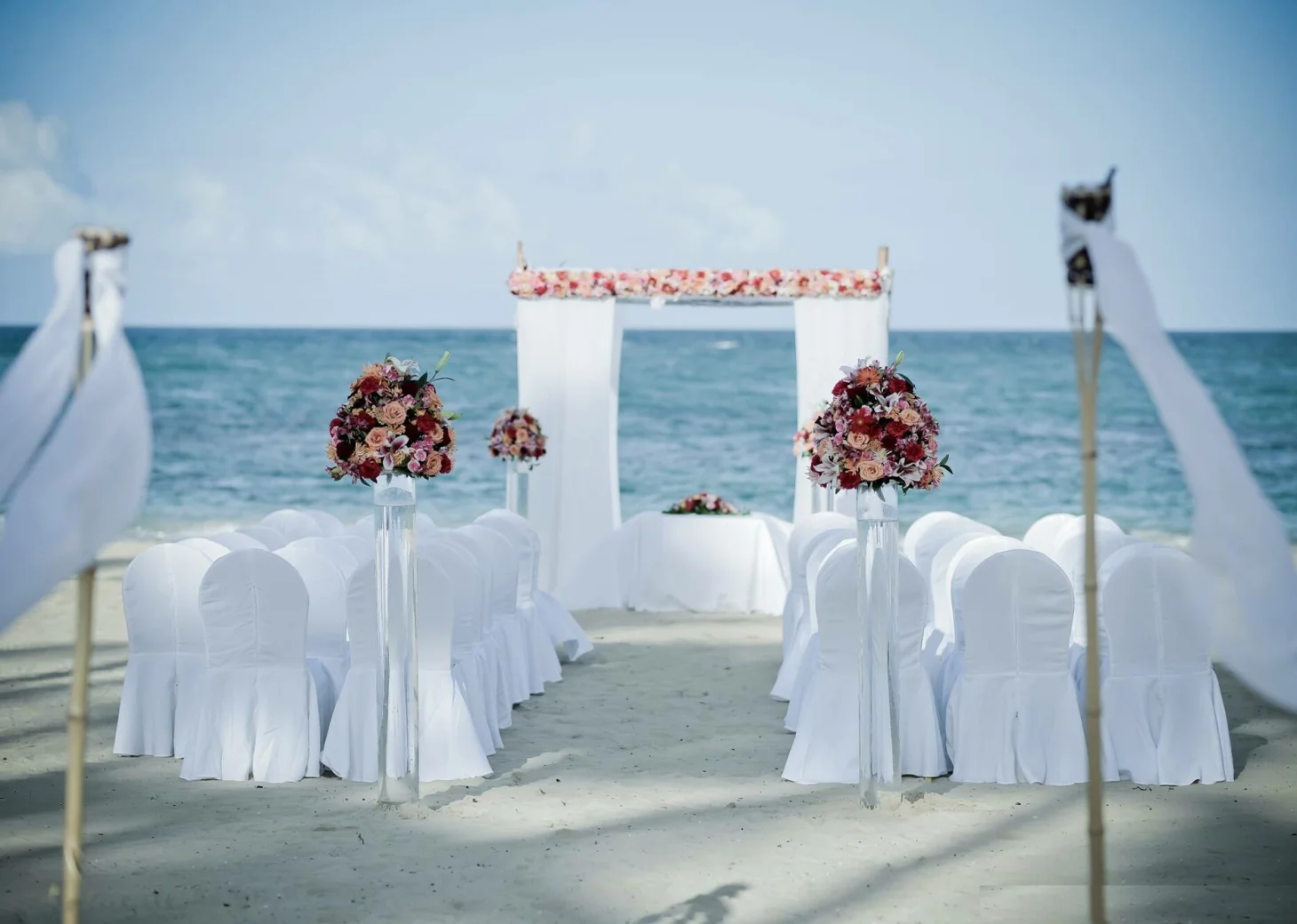 Ceremony on the beach at Breathless Punta Cana