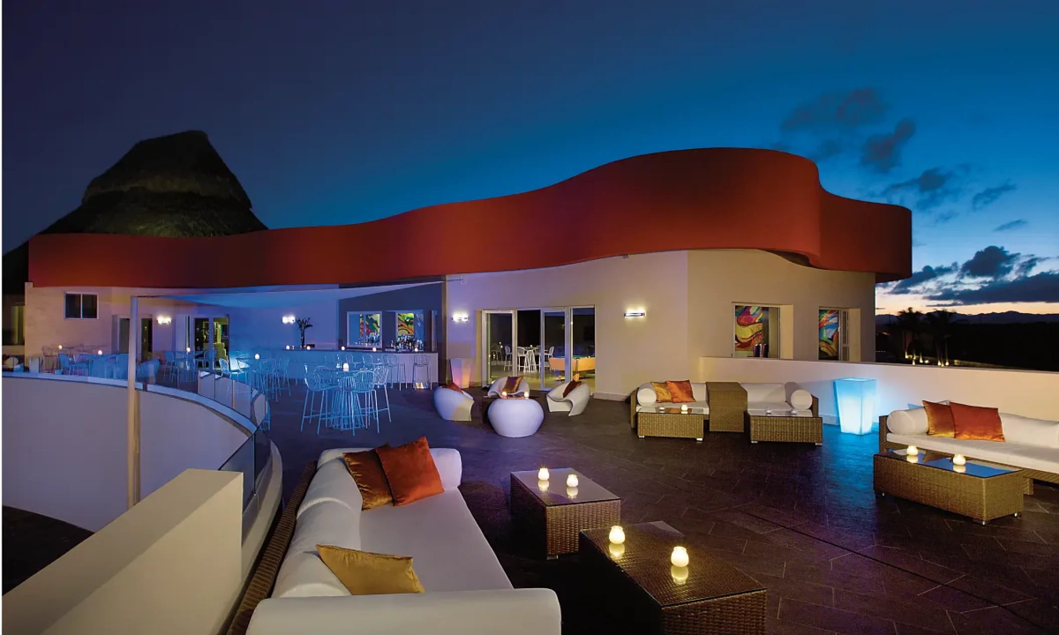 End zone bar at Breathless Punta Cana