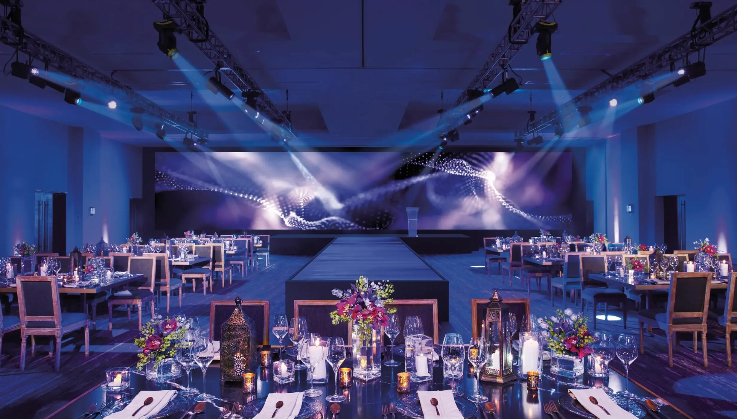 breathless riviera cancun wedding reception at ballroom