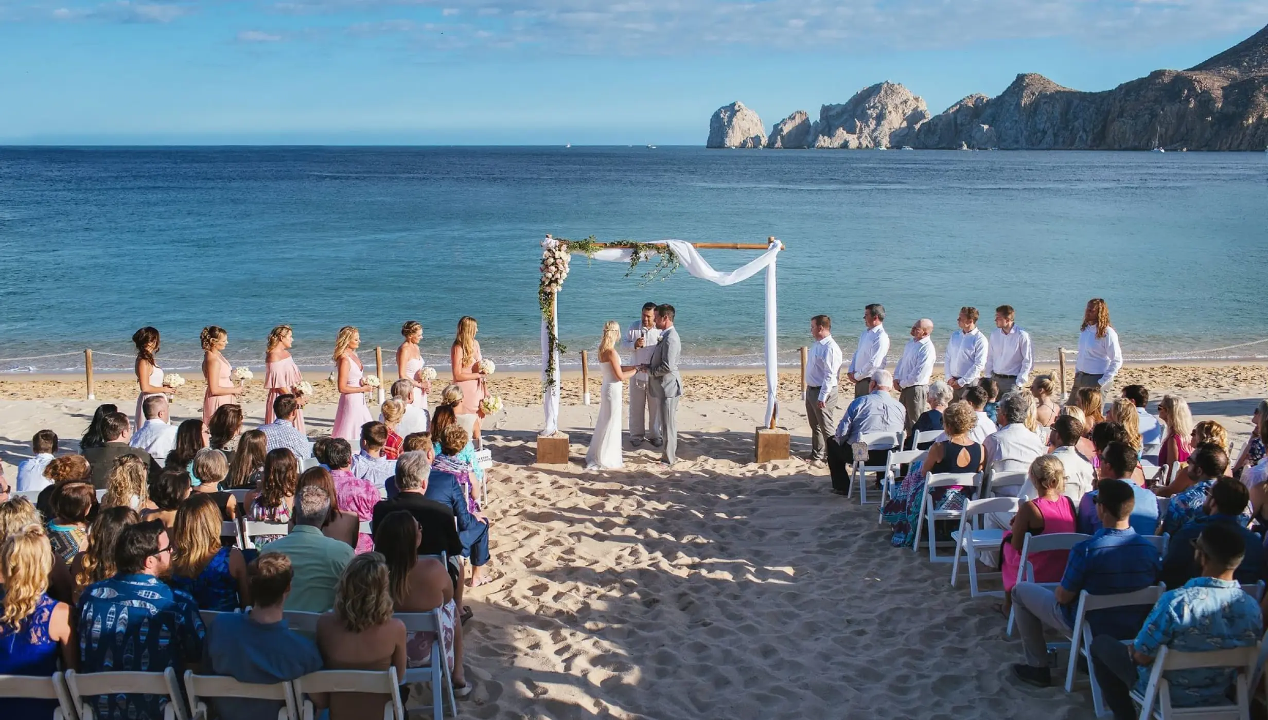 Ceremony on the beach venue at Casa Dorado los Cabos