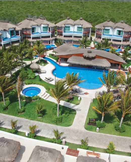 El Dorado Casitas arial of bungalos