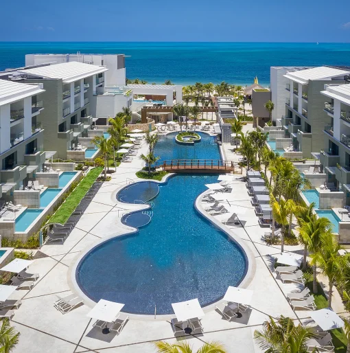 Main pool at Catalonia Grand Costa Mujeres