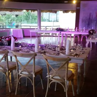 Indoor wedding reception at Catalonia Grand Costa Mujeres, Cancun