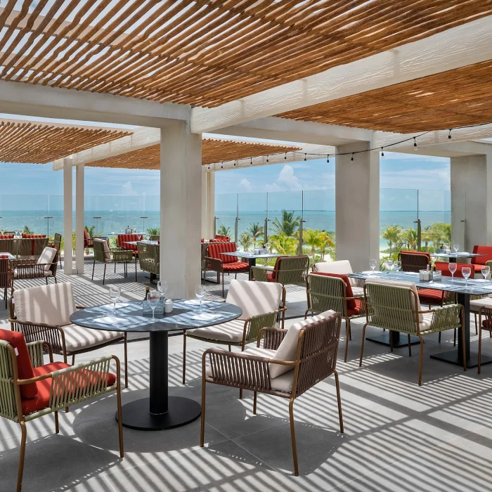 Sea Blue restaurant at Catalonia Grand Costa Mujeres
