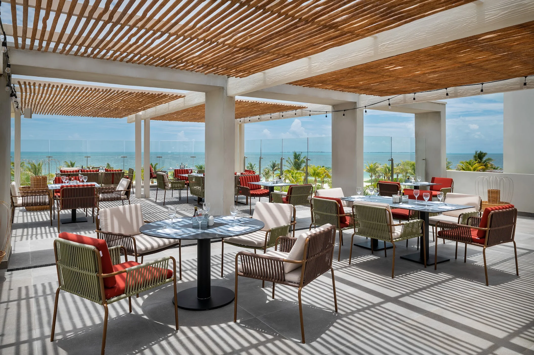 Sea Blue restaurant at Catalonia Grand Costa Mujeres