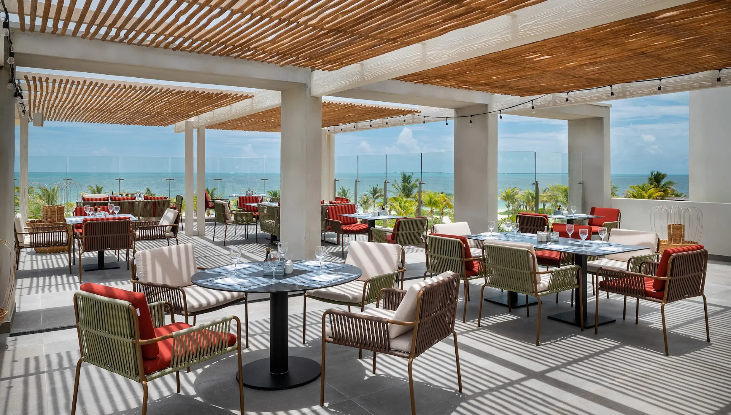 Sea Blue restaurant at Catalonia Grand Costa Mujeres