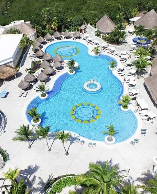 Aerial view of Catalonia Royal Tulum