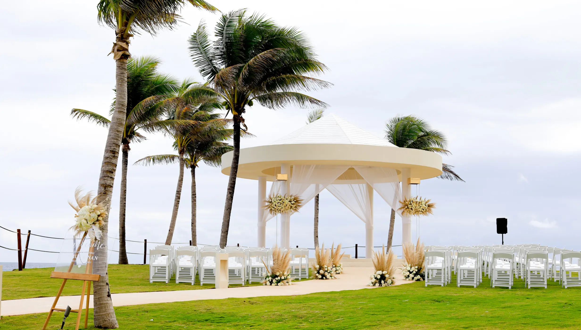 ceremony in the gazebo at Hyatt Ziva Cancun