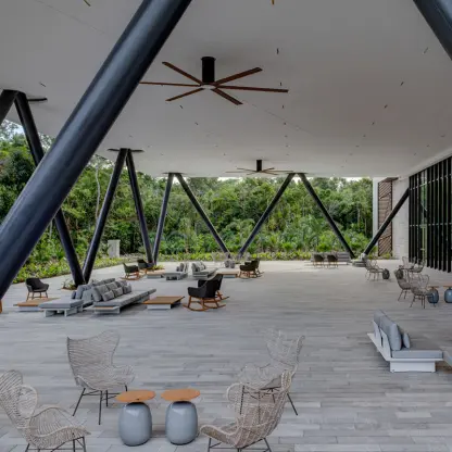 Tulkal Terrace wedding venue at Conrad Tulum Riviera Maya.