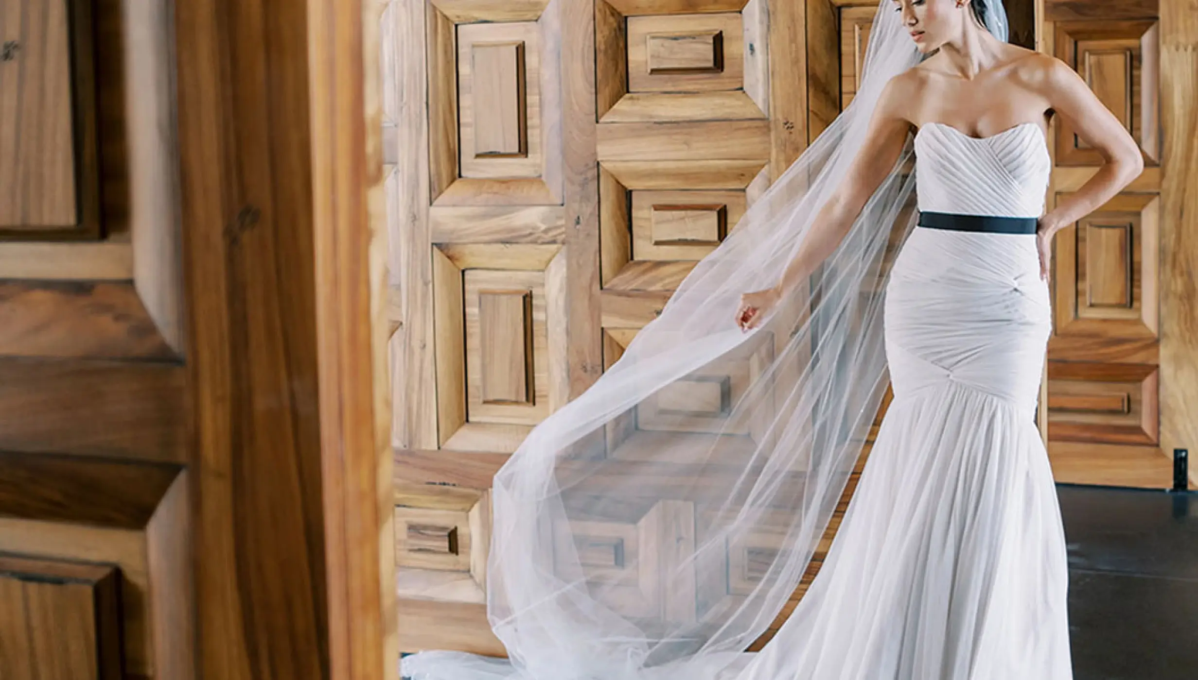 bride at Conrad Tulum Riviera Maya.