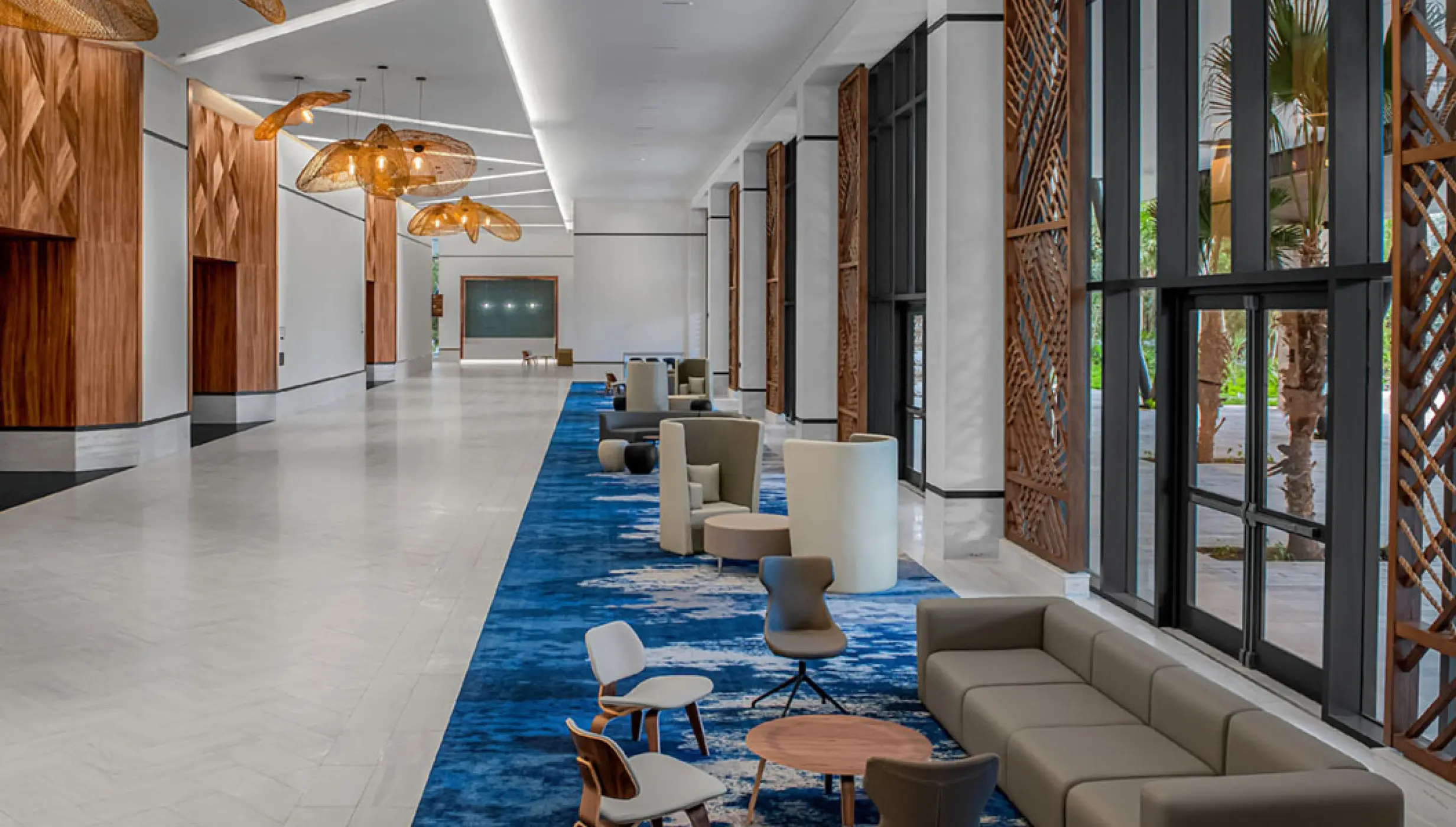 Tulkal Foyer wedding venue at Conrad Tulum Riviera Maya.