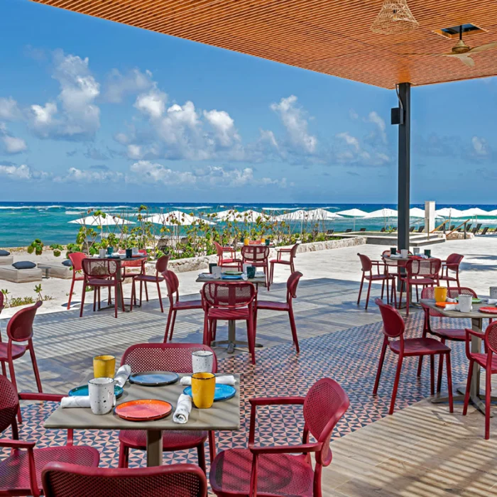 Conrad Tulum Seaside restaurant.