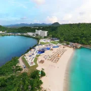 beach and resort buildings at royalton antigua in antigua and barbuda