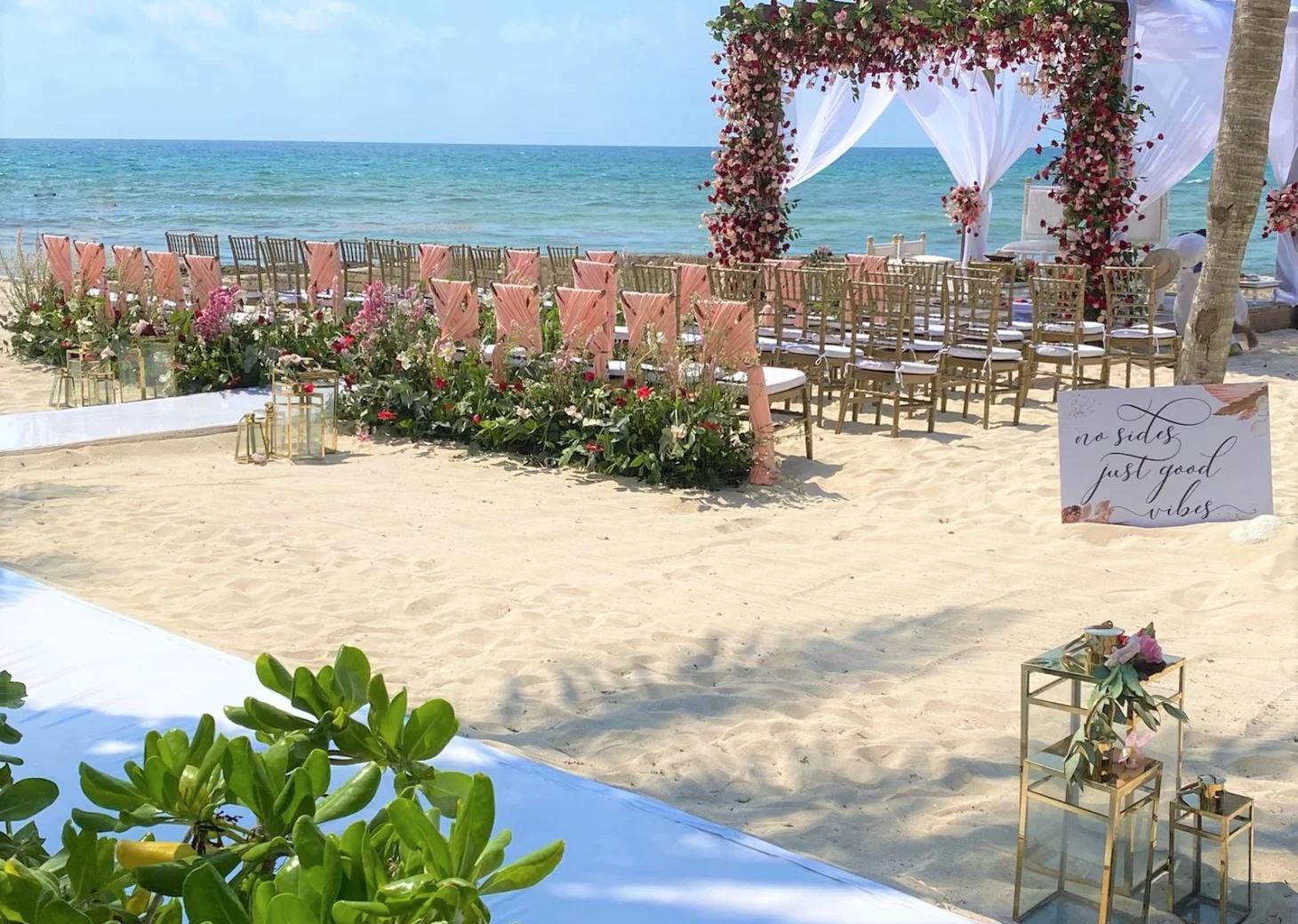 Dorado royal resort beach ceremony