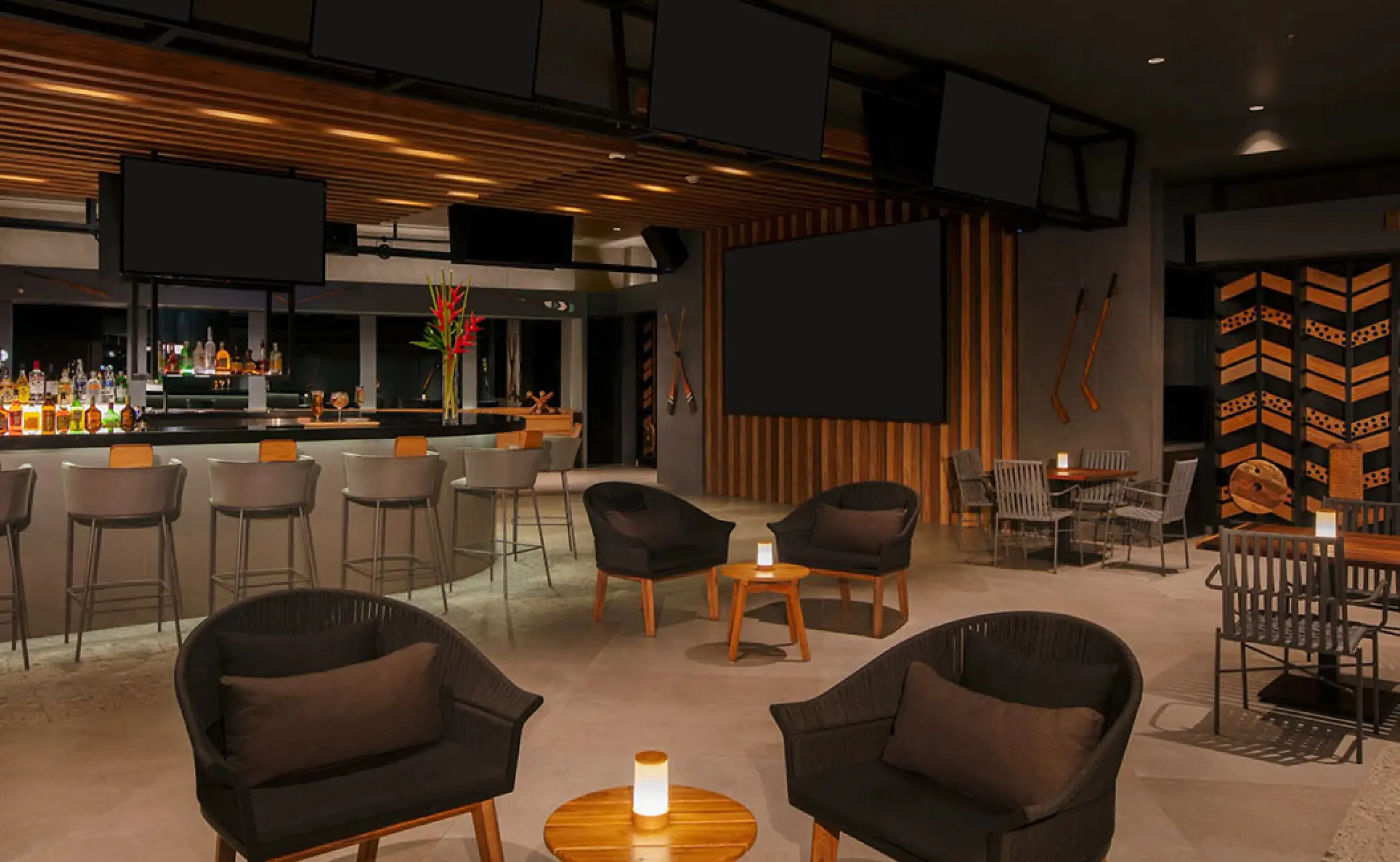 Desires sports bar and lounge at Secrets Bahia Mita, Puerto Vallarta