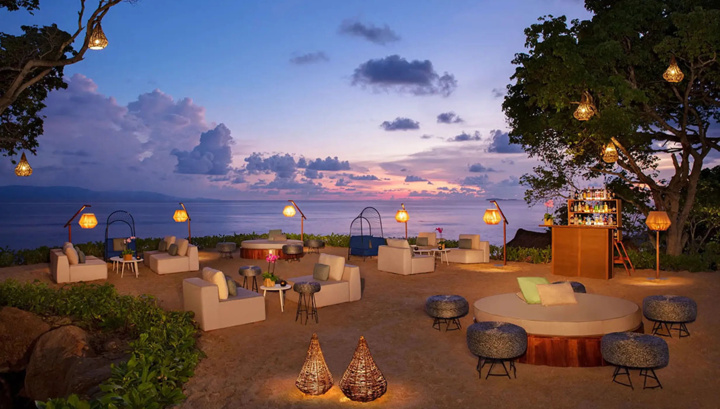 Sand terrace at Dreams Bahia Mita Surf and Spa