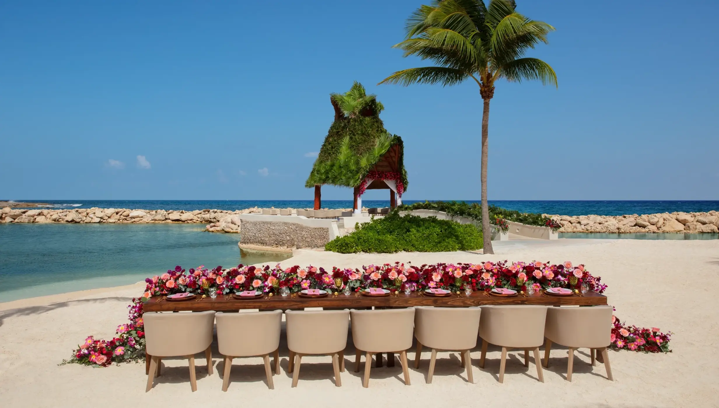 Dreams Aventures Riviera Maya Gazebo Beach Venue